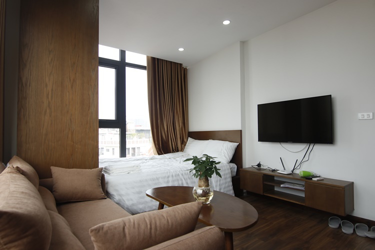 Brand new studio for rent in Dao Tan street, Ba Dinh